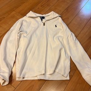 Ralph Lauren White Quarter Zip